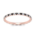 Load image into Gallery viewer, french-pave-full-eternity-band-with-black-diamond-in-rose-gold-FD9168BGBLACKANGLE5-NL-RG