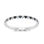 Load image into Gallery viewer, french-pave-full-eternity-band-with-black-diamond-in-white-gold-FD9168BGBLACKANGLE5-NL-WG