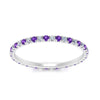 Load image into Gallery viewer, french-pave-full-eternity-diamond-band-with-purple-topaz-in-white-gold-FD9168BGVITOANGLE5-NL-WG