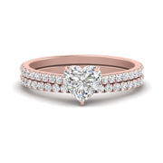 french-pave-heart-petite-diamond-wedding-ring-set-in-FD9918HTANGLE3-NL-RG-B1
