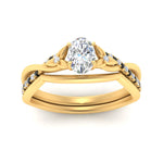 Load image into Gallery viewer, french-pave-oval-contour-black-diamond-wedding-band-in-yellow-gold-FD9986B1OVGBLACK-NL-YG