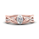 Load image into Gallery viewer, french-pave-oval-contour-diamond-wedding-band-in-rose-gold-FD9986B1OV-NL-RG