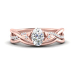 Load image into Gallery viewer, french-pave-oval-contour-diamond-wedding-band-in-rose-gold-FD9986B1OV-NL-RG