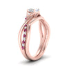 Load image into Gallery viewer, french-pave-oval-contour-pink-sapphire-wedding-band-in-rose-gold-FD9986B1OVGSADRPI-NL-RG