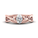 Load image into Gallery viewer, french-pave-oval-contour-ruby-wedding-band-in-rose-gold-FD9986B1OVGRUDR-NL-RG