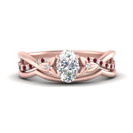 Load image into Gallery viewer, french-pave-oval-contour-ruby-wedding-band-in-rose-gold-FD9986B1OVGRUDR-NL-RG