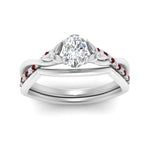 Load image into Gallery viewer, french-pave-oval-contour-ruby-wedding-band-in-white-gold-FD9986B1OVGRUDR-NL-WG