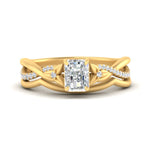 Load image into Gallery viewer, french-pave-radiant-contour-diamond-wedding-band-in-yellow-gold-FD9986B1RA-NL-YG