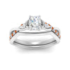 Load image into Gallery viewer, french-pave-radiant-contour-orange-sapphire-wedding-band-in-white-gold-FD9986B1RAGSAOR-NL-WG