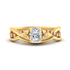 Load image into Gallery viewer, french-pave-radiant-contour-orange-sapphire-wedding-band-in-yellow-gold-FD9986B1RAGSAOR-NL-YG