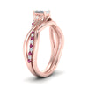 Load image into Gallery viewer, french-pave-radiant-contour-pink-sapphire-wedding-band-in-rose-gold-FD9986B1RAGSADRPI-NL-RG