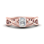 Load image into Gallery viewer, french-pave-radiant-contour-ruby-wedding-band-in-rose-gold-FD9986B1RAGRUDR-NL-RG