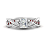 Load image into Gallery viewer, french-pave-radiant-contour-ruby-wedding-band-in-white-gold-FD9986B1RAGRUDR-NL-WG