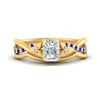 Load image into Gallery viewer, french-pave-radiant-contour-sapphire-wedding-band-in-yellow-gold-FD9986B1RAGSABL-NL-YG