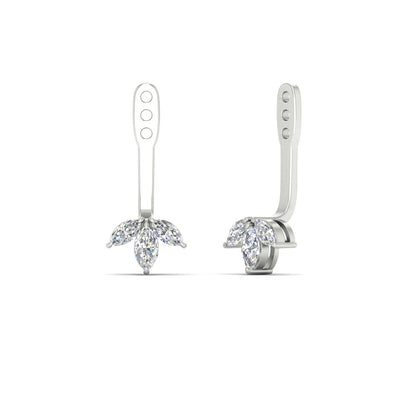 Front Back Marquise Earring Jackets