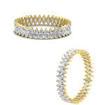 Load image into Gallery viewer, full-eternity-marquise-diamond-band-in-yellow-gold-FDEWB11257MQ-1.00CT-NL-YG