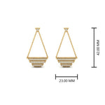 Load image into Gallery viewer, geometric-chandelier-diamond-earring-in-yellow-gold-FDEAR9691ANGLE1-NL-YG