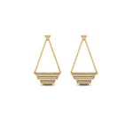 Load image into Gallery viewer, geometric-chandelier-diamond-earring-in-yellow-gold-FDEAR9691ANGLE1-NL-YG