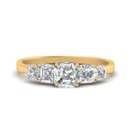 Load image into Gallery viewer, graduated-asshcer-cut-diamond-engagement-ring-in-FD10032ASRANGLE3-NL-YG