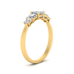 Load image into Gallery viewer, graduated-asshcer-cut-diamond-engagement-ring-in-FD10032ASRANGLE3-NL-YG
