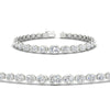 Load image into Gallery viewer, graduated-bezel-oval-east-west-tennis-bracelet-in-platinum-fdbrc11733angle2-nl-wg.jpg?v=1776314728