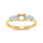 Load image into Gallery viewer, graduated-semi-mount-diamond-engagement-ring-in-FD10032SMRANGLE3-NL-YG