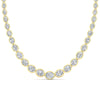 Load image into Gallery viewer, graduating-oval-diamond-bezel-necklace-in-yellow-gold-fdnk11733angle1-nl-yg