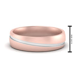 Load image into Gallery viewer, Grooved 2 Tone Mens Band