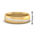 Load image into Gallery viewer, Grooved 2 Tone Mens Band