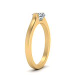 Load image into Gallery viewer, half-bezel-cushion-cut-diamond-engagement-ring-in-yellow-gold-FDENR7239CURANGLE2-NL-YG