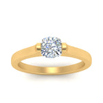 Load image into Gallery viewer, half-bezel-cushion-cut-diamond-engagement-ring-in-yellow-gold-FDENR7239CURANGLE5-NL-YG