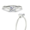 Load image into Gallery viewer, half-bezel-cushion-cut-solitaire-engagement-ring-in-white-gold-fd11525cur-nl-wg