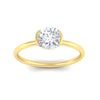 Load image into Gallery viewer, half-bezel-cushion-cut-solitaire-engagement-ring-in-yellow-gold-fd11525cur-nl-yg