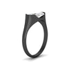 Load image into Gallery viewer, Half Bezel East West Oval Engagement Ring