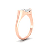 Load image into Gallery viewer, Half Bezel East West Oval Engagement Ring