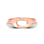 Load image into Gallery viewer, Half Bezel East West Semi Mount Engagement Ring