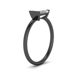 Load image into Gallery viewer, half-bezel-emerald-cut-solitaire-engagement-ring-in-black-gold-fd11525emr-nl-bg