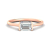 Load image into Gallery viewer, half-bezel-emerald-cut-solitaire-engagement-ring-in-rose-gold-fd11525emr-nl-rg