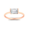 Load image into Gallery viewer, half-bezel-emerald-cut-solitaire-engagement-ring-in-rose-gold-fd11525emr-nl-rg