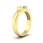 Load image into Gallery viewer, half-bezel-oval-shaped-diamond-east-west-ring-in-yellow-gold-fd11531ovr-nl-yg
