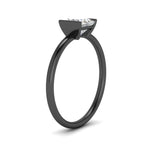 Load image into Gallery viewer, half-bezel-princess-cut-solitaire-engagement-ring-in-black-gold-fd11525prr-nl-bg