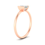 Load image into Gallery viewer, half-bezel-princess-cut-solitaire-engagement-ring-in-rose-gold-fd11525prr-nl-rg