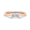 Load image into Gallery viewer, half-bezel-radiant-cut-solitaire-engagement-ring-in-rose-gold-fd11525rar-nl-rg
