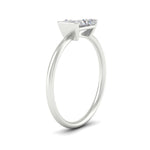 Load image into Gallery viewer, half-bezel-radiant-cut-solitaire-engagement-ring-in-white-gold-fd11525rar-nl-wg