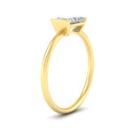 Load image into Gallery viewer, half-bezel-radiant-cut-solitaire-engagement-ring-in-yellow-gold-fd11525rar-nl-yg
