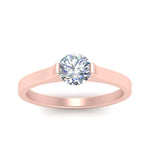 Load image into Gallery viewer, half-bezel-round-cut-diamond-engagement-ring-in-rose-gold-FDENR7239RORANGLE5-NL-RG