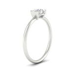 Load image into Gallery viewer, half-bezel-round-cut-solitaire-engagement-ring-in-white-gold-fd11525ror-nl-wg