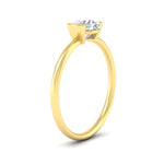 Load image into Gallery viewer, half-bezel-round-cut-solitaire-engagement-ring-in-yellow-gold-fd11525ror-nl-yg
