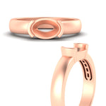 Load image into Gallery viewer, half-bezel-semi-mount-diamond-east-west-ring-in-rose-gold-fd11531smr-nl-rg