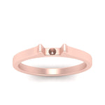 Load image into Gallery viewer, half-bezel-semi-mount-diamond-engagement-ring-in-rose-gold-FDENR7239SMRANGLE5-NL-RG